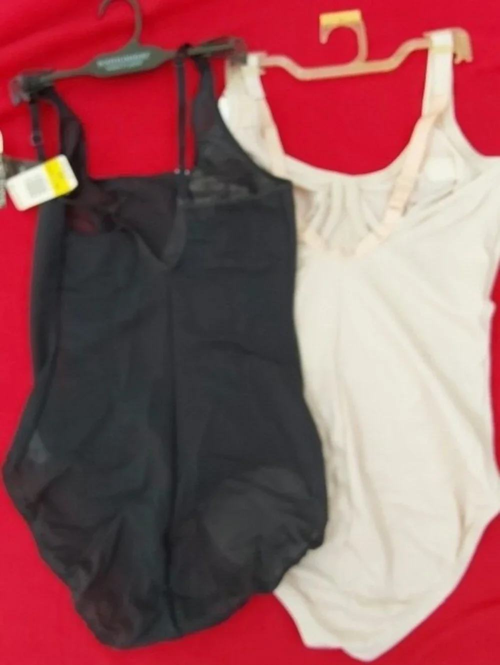 Olga Seamless Shaping Bodysuits - Black and Nude